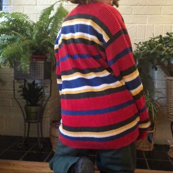 Striped Ribbed Rainbow Sweater - Picture 6 of 6